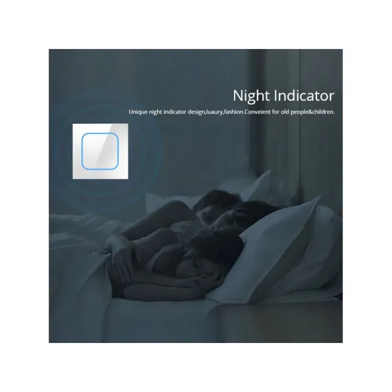 Włącznik dotykowy światła Maclean MCE703W podwójny, sz... | PartsPC.pl