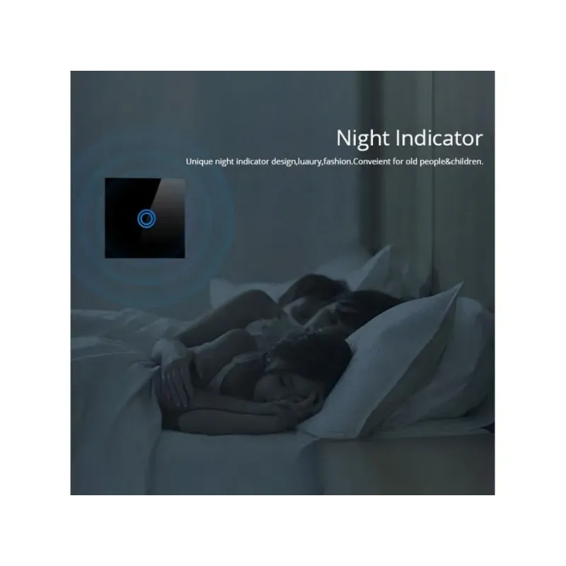 Włącznik dotykowy światła Maclean MCE704B podwójny, sz... | PartsPC.pl