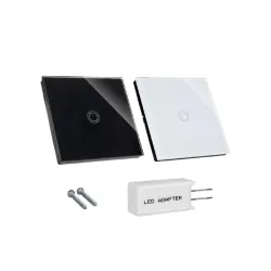 Włącznik dotykowy światła Maclean MCE705W potrójny, sz... | PartsPC.pl