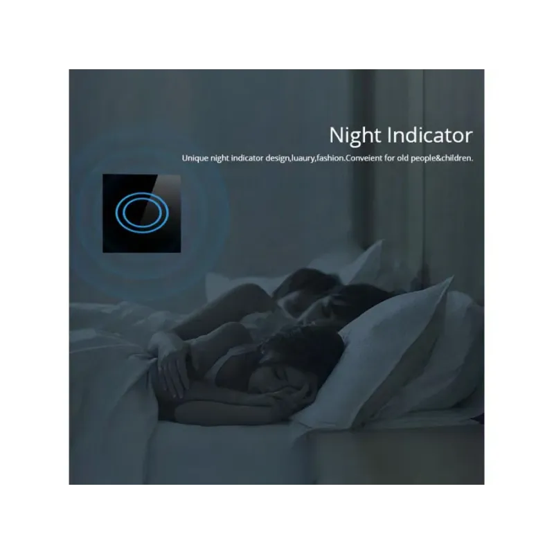 Włącznik dotykowy światła Maclean MCE705B potrójny, sz... | PartsPC.pl