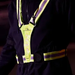 Szelki LED dla biegaczy, rowerzystów Maclean MCE425