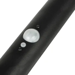 Lampa solarna LED z czujnikiem Maclean MCE465 B, czarna, IP44, 3 tryby