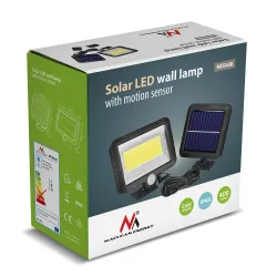 Naświetlacz LED solarny z czujnikiem ruchu Maclean MCE438 IP44, 5W, 400lm,