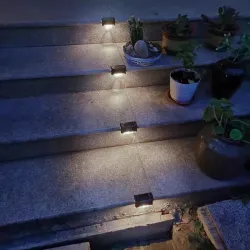 Lampa solarna schodowa tarasowa LED Maclean MCE319 IP44 4000K Ni-MH 100