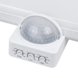 Lampa LED Maclean MCE466 W, numer domu, czujnik zmierzchu i ruchu,