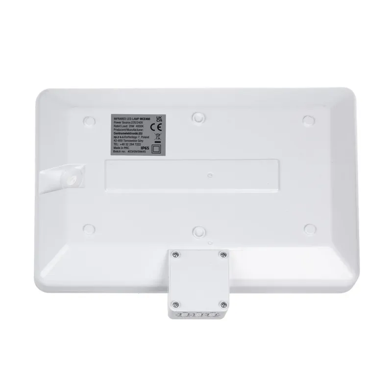 Lampa LED Maclean MCE466 W, numer domu, czujnik zmierzchu i ruchu,