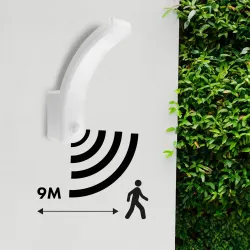 Lampa LED z czujnikiem ruchu Maclean MCE512 W, czujnik ruchu PIR, kolor