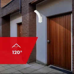 Lampa LED z czujnikiem ruchu Maclean MCE512 W, czujnik ruchu PIR, kolor