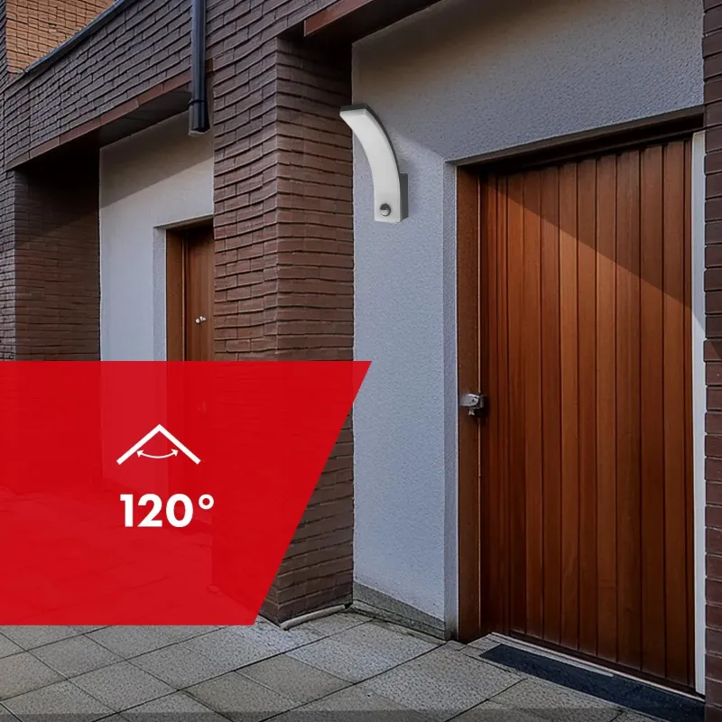 Lampa LED z czujnikiem ruchu Maclean MCE512 B, czujnik ruchu PIR, kolor