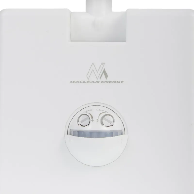 Lampa LED z czujnikiem ruchu Maclean MCE516 W, czujnik ruchu PIR, kolor
