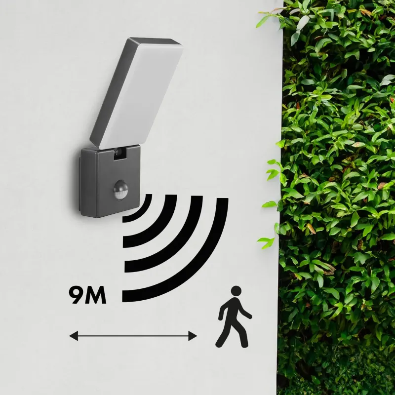 Lampa LED z czujnikiem ruchu Maclean MCE516 GR, czujni... | PartsPC.pl