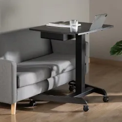 Biurko, stolik do laptopa Maclean MC-903B regulacja wysokości, z szufladą,
