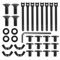 Organizer podbiurkowy na kable Maclean MC-102 B, max. obciążenie 5kg, max.