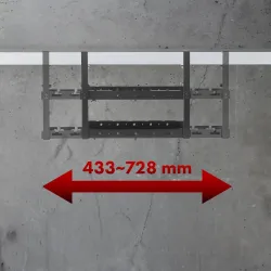 Organizer podbiurkowy na kable Maclean MC-102 B, max. obciążenie 5kg, max.