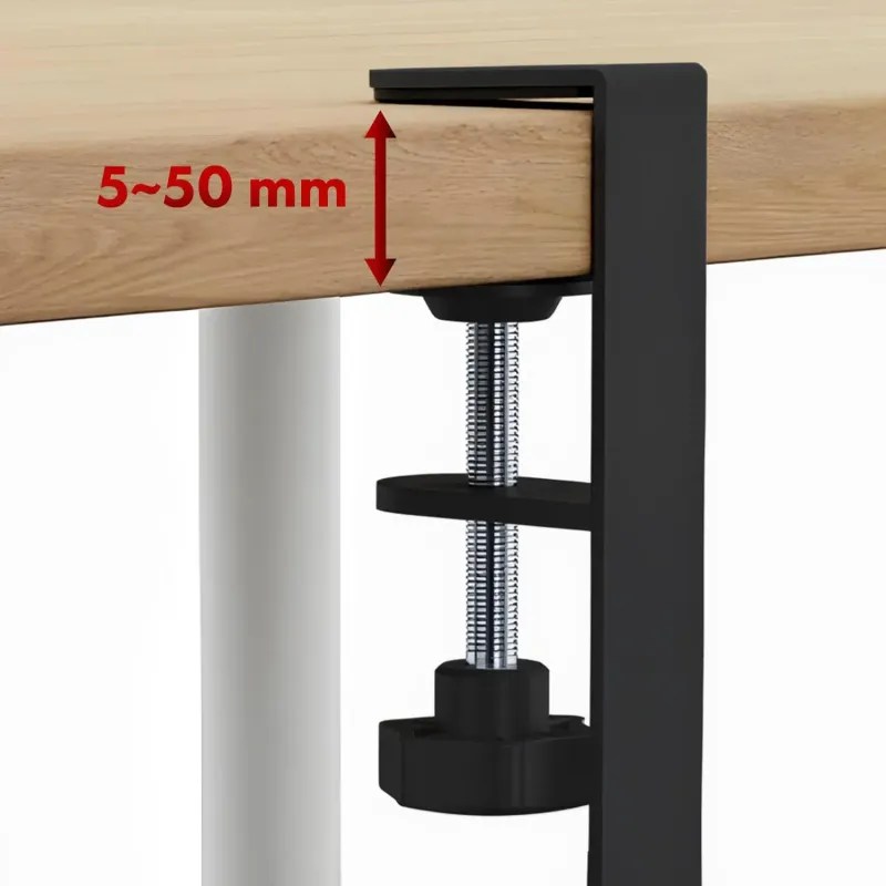Organizer podbiurkowy na kable Maclean MC-102 B, max. obciążenie 5kg, max.