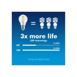 Żarówka filamentowa LED E14 Maclean MCE285 WW 4W 230V ciepła biała 3000K