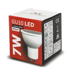 Żarówka LED Maclean MCE437 WW GU10 7W ciepła biała | PartsPC.pl