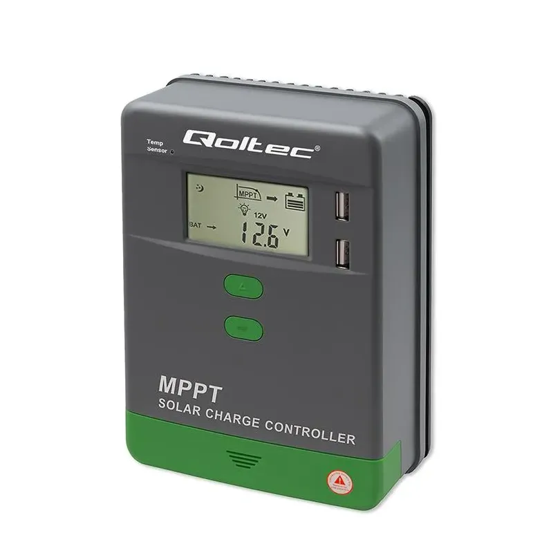 Regulator ładowania MPPT Qoltec solarny z czujnikiem tempera… | PartsPC.pl