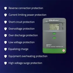 Regulator ładowania MPPT Qoltec solarny z czujnikiem tempera… | PartsPC.pl