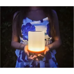 Lampka Techly bezprzewodowa RGB dotykowa