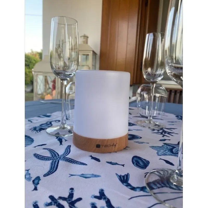 Lampka Techly bezprzewodowa RGB dotykowa