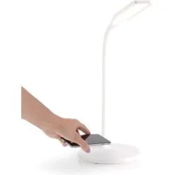 Lampka LED Techly 5.5W biurkowa dotykowa z ładowarką Qi 15W