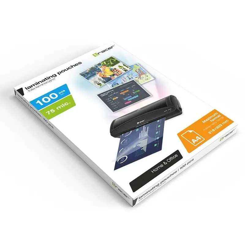 Folia laminacyjna Tracer 75 mic 100szt A4