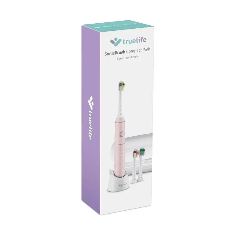 Szczoteczka soniczna do zębów TrueLife SonicBrush Compact różowa IPX7