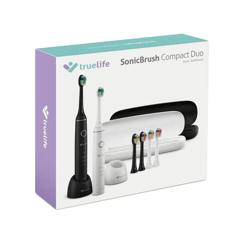 Zestaw dwóch szczoteczek sonicznych do zębów TrueLife SonicBrush Compact