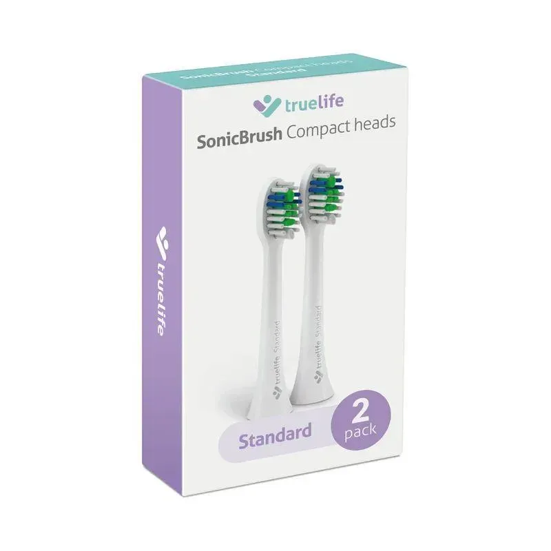 Końcówki wymienne TrueLife SonicBrush Compact-series heads Standard białe 2