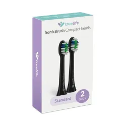 Końcówki wymienne TrueLife SonicBrush Compact-series heads Standard czarne
