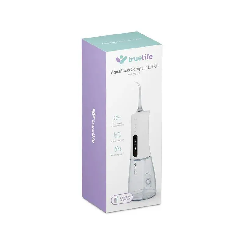 Irygator TrueLife AquaFloss Compact L100 biały 300ml IPX7