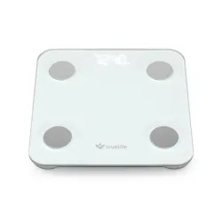Waga diagnostyczna bluetooth TrueLife FitScale W1 BT biała kolorowy LCD 0,2