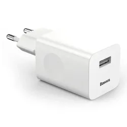 Ładowarka sieciowa Baseus QC3.0 FC67E CCALL-BX02 24W z gniazdem USB Quick