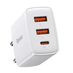 Ładowarka sieciowa Baseus Compact CCXJ-E02 30W z dwoma gniazdami USB QC3.0