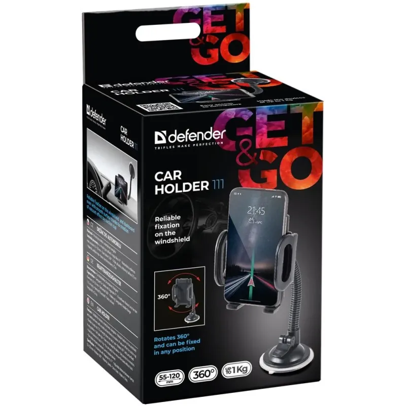 Uchwyt samochodowy Defender 111 55-120mm do telefonu/nawigacji