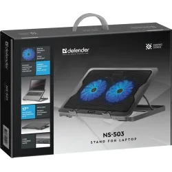 Podstawka chłodząca Defender NS-503 laptop notebook 15,6-17" 2xUSB 2 fans