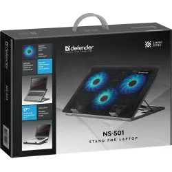 Podstawka chłodząca Defender NS-501 laptop notebook 15,6-17" 2xUSB 3 fans