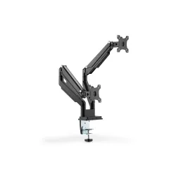 Ramię biurkowe podwójne DIGITUS (zacisk) 2xLCD max. 32"max. 2x 9kg