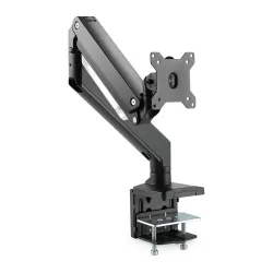 Ramię biurkowe pojedyńcze z zaciskiem DIGITUS 1xLCD z sprężyną gazową max.