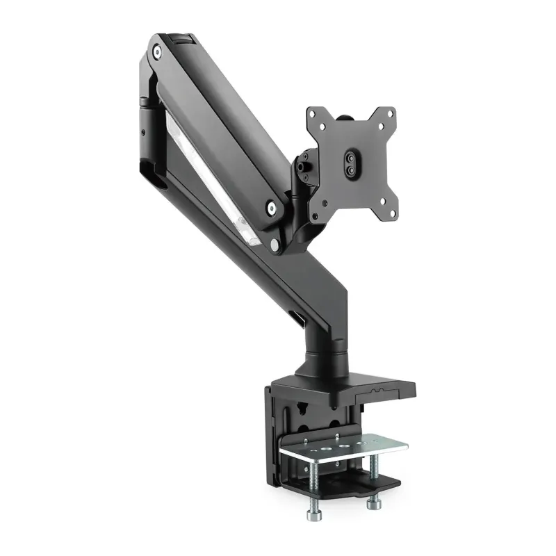 Ramię biurkowe pojedyńcze z zaciskiem DIGITUS 1xLCD z sprężyną gazową max.