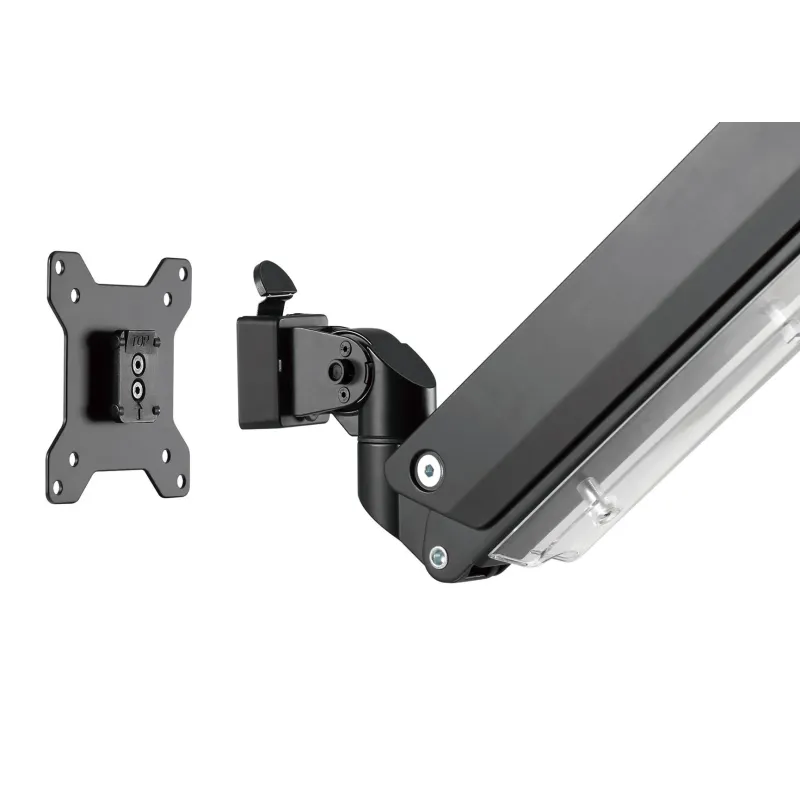 Ramię biurkowe pojedyńcze z zaciskiem DIGITUS 1xLCD z sprężyną gazową max.