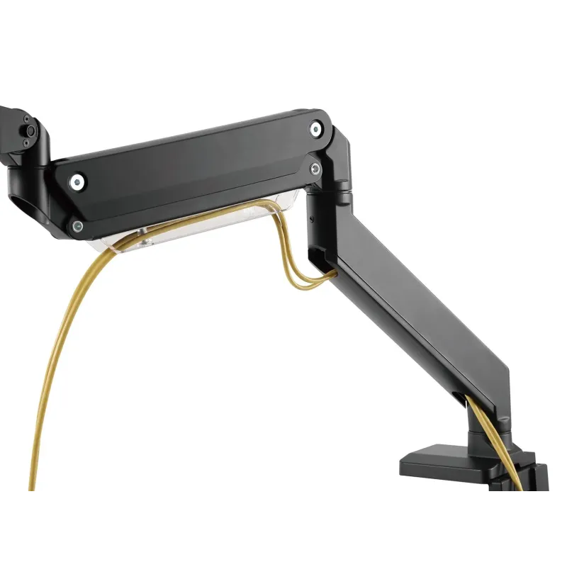 Ramię biurkowe pojedyńcze z zaciskiem DIGITUS 1xLCD z sprężyną gazową max.