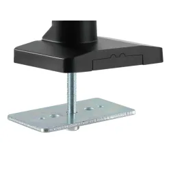 Ramię biurkowe pojedyńcze z zaciskiem DIGITUS 1xLCD z sprężyną gazową max.