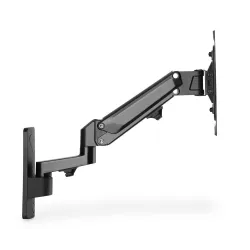 Uchwyt ścienny pojedynczy DIGITUS 1xLCD max 43" i 23kg z sprężyną gazową