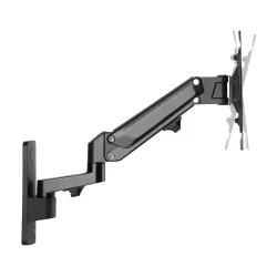 Uchwyt ścienny pojedynczy DIGITUS 1xLCD max 43" i 23kg z sprężyną gazową