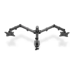 Uchwyt biurkowy podwójny (zacisk) DIGITUS 2xLCD max. 32"max. 2x 8kg