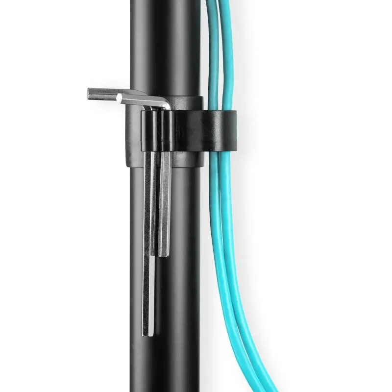 Uchwyt biurkowy kolumnowy pojedynczy (zacisk) DIGITUS 1xLCD max. 32"max.