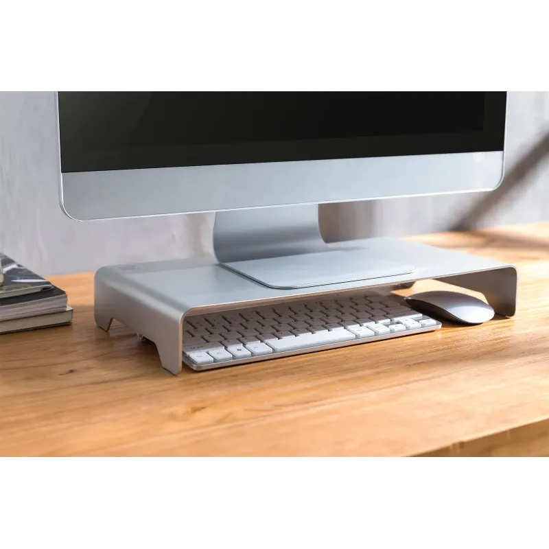 Podstawka DIGITUS pod monitor Slim do 10kg aluminiowa