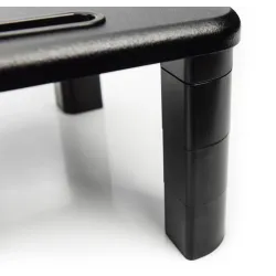 Podstawka pod monitor DIGITUS regulowana z drewnianym blatem do 10kg czarna